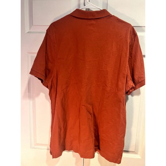 J Crew Men's XL Salmon Short-Sleeve Polo in Great Condition - Picture 2 of 2